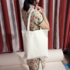 DIY blank hand-painted single-shoulder tote canvas bag shopping gift bag for students women factory supply