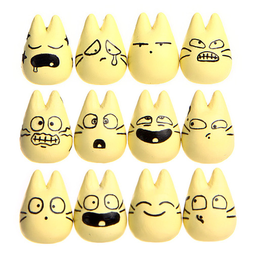 Japanese cartoon 12 super cute expressions Yoshika small fresh DIY figures micro landscape succulent gardening landscaping dolls