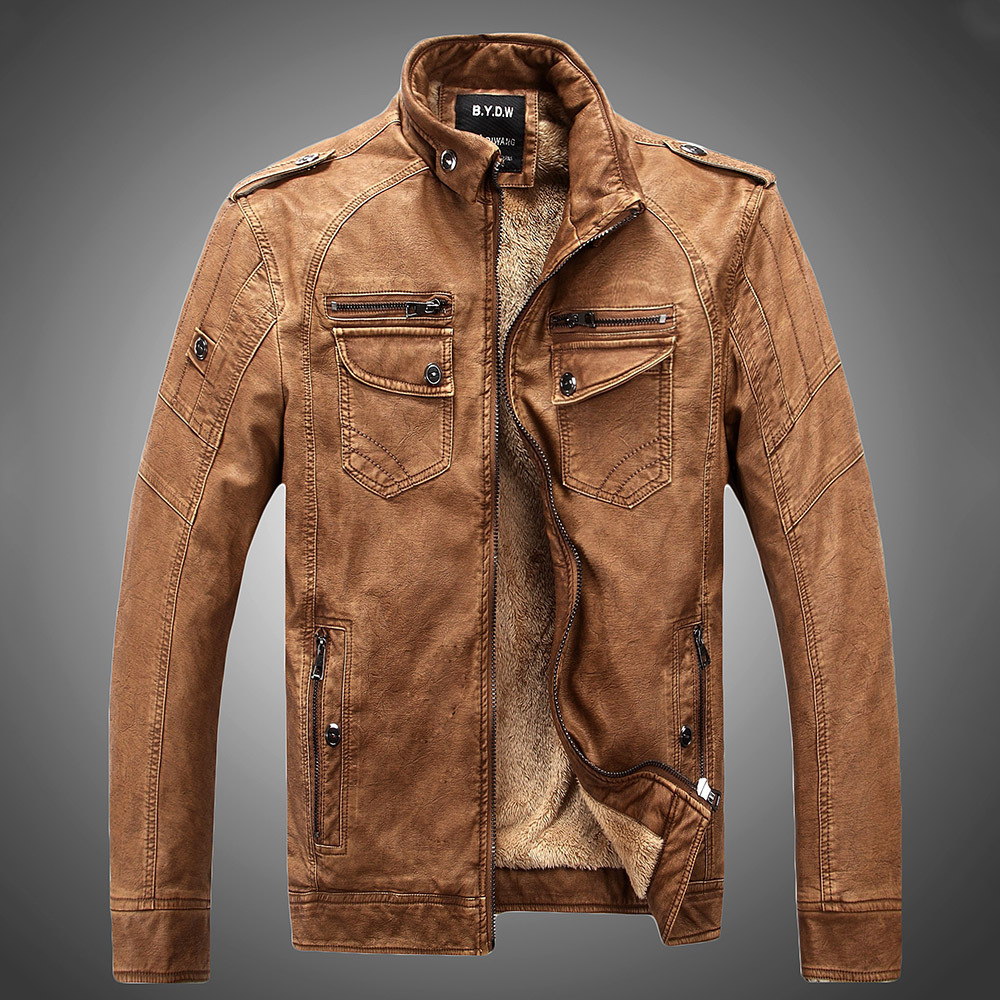 Veste en cuir homme - Ref 3443659 Image 1