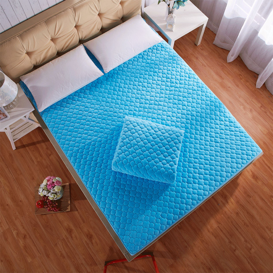 加厚夹棉保暖水晶绒床笠防滑床垫套子席梦思保护套床罩1.5米1.8米