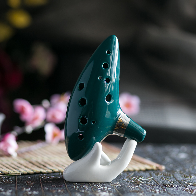 Blackish green 12 Alto Zelda Legend ocarina Ocarina of Time Intonation sounds good Welcome to wholesale