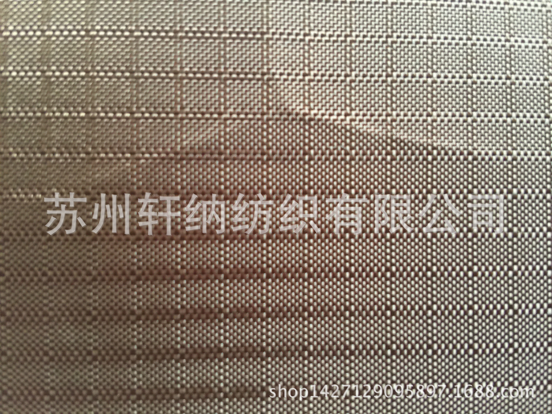 双线五分格涤纶牛津布提花箱包面料轻薄色织耐用防水家纺轻薄防水