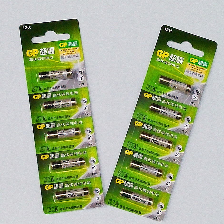 原装正品 一件起批！广东省代理GP超霸  27A-L5 厚纽扣电子电池