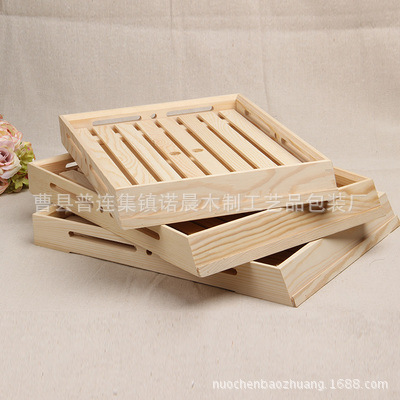 厂家直销木质酒店托盘 高档木托盘实木面包食品托盘现货低价供应