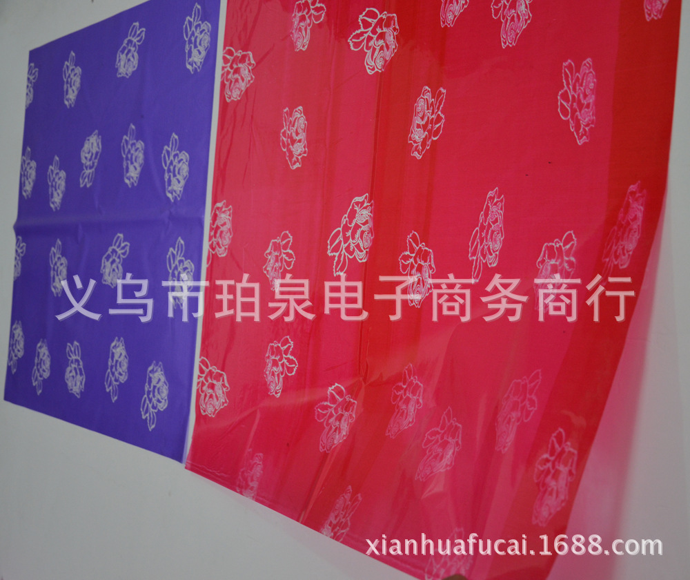 60 Number 70 Zhang Guang board Big Rose All-optical plate Flower Packaging Cellophane opp Cellophane