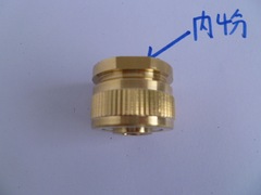 New all-copper standard connector washing machine connector water gun water pipe connector 4-point water interface faucet takeover