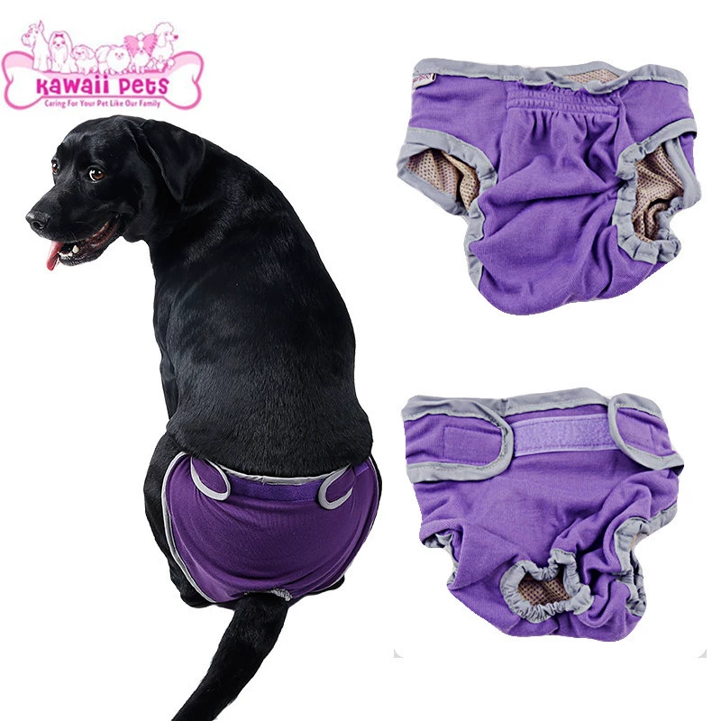 Домашнее Животное Собака Брюки Велкро Большой и Средний Собака Брюки Тедди Золотые Волосы Защитные Менструальные Брюки