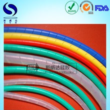 斯威達廠家供應各種規格硅膠光纖纏繞管 螺旋管 蛇型管 免費供樣