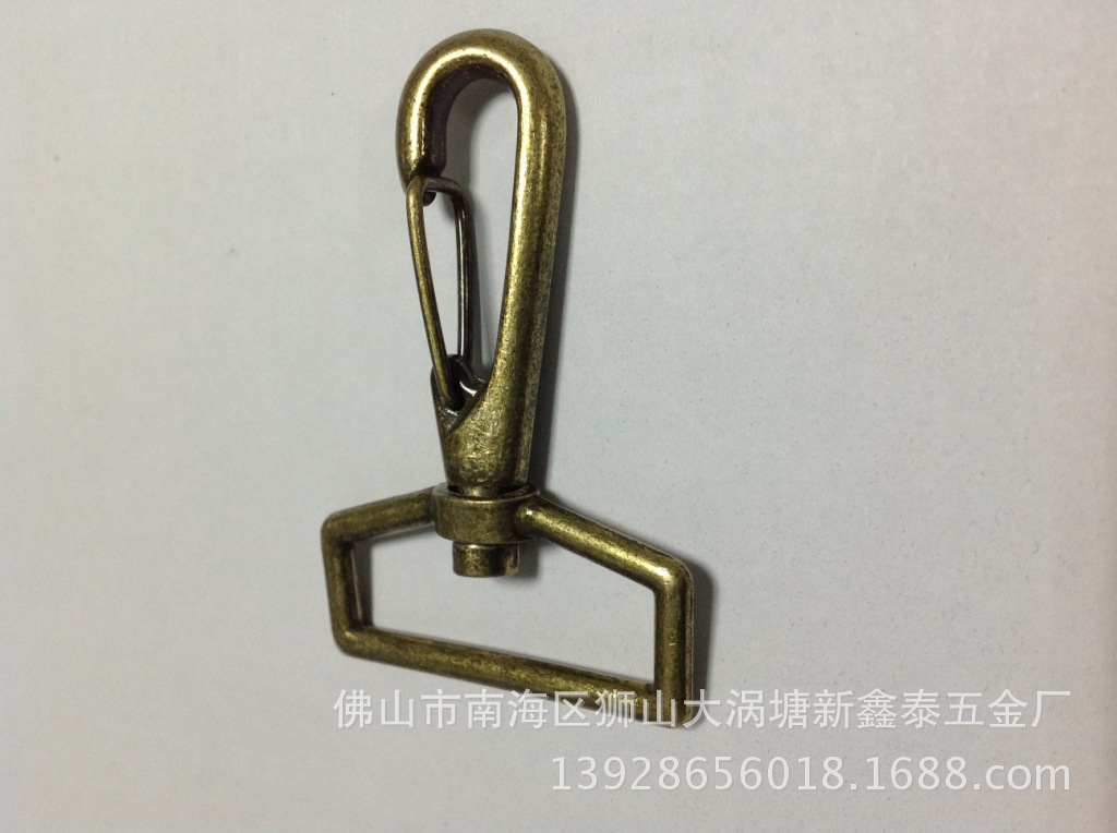 厂家直销织带箱包五金配件 弹簧扣 钩扣 宠物狗扣 合金挂钩 922#