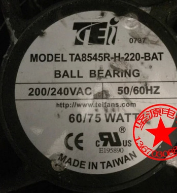 TEI TA8545R-H-220-BAT 200/240V 60W 254*89MM交流25CM 工控风扇