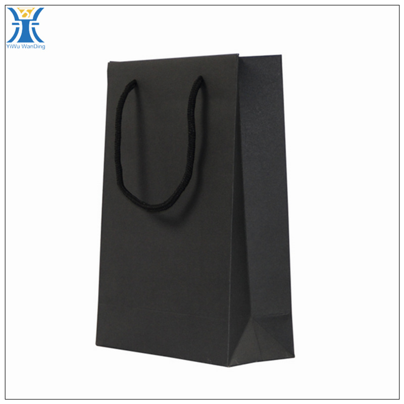黑卡手提袋订做 印刷纸类礼品袋 高档包装袋批发烫金lg纸袋定制