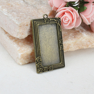 DIY�Ʒ����Ͻ��L���ε��Ѓ���38*19MMõ�廨߅��ʯ���Ʒ