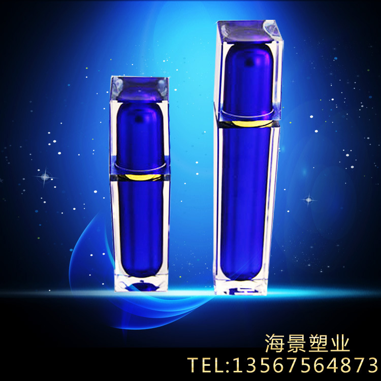 厂家供应 亚克力四方高档男士乳液瓶
