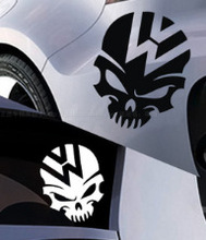 適用於鬼怪惡靈騎士骷髏頭車貼  適用大眾標志骷髏頭車貼