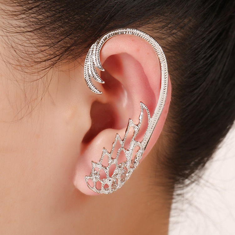 Boucles D&#39;oreilles Creuses Mode Punk display picture 5