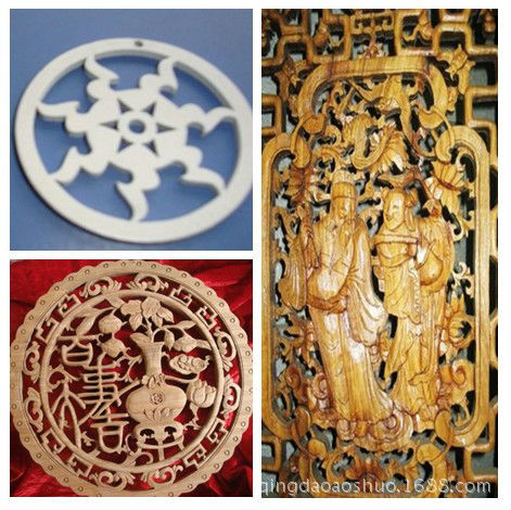 青岛奥硕全自动数控雕刻机 1325三头木工雕刻机 实木门雕花机