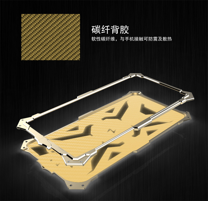 SIMON THOR Aviation Aluminum Alloy Shockproof Armor Metal Case Cover for Xiaomi Mi Note