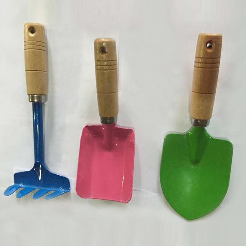 现货供应植物盆栽种花种草迷你小铁锹 耙 叉子 园林工具可定制