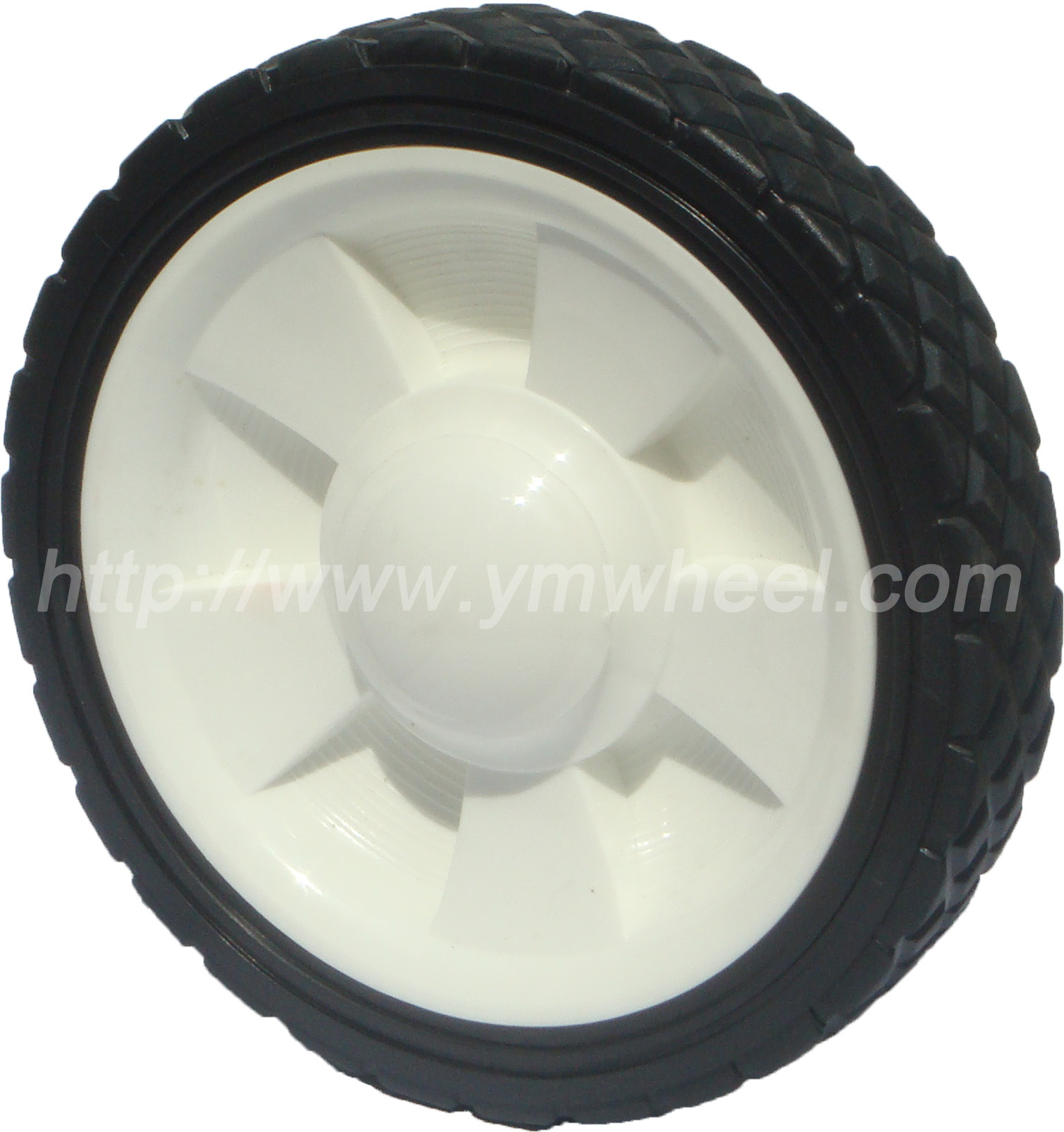 厂家直销7寸塑料轮子播种机用橡塑轮子  塑料轮子 农用小车轮子