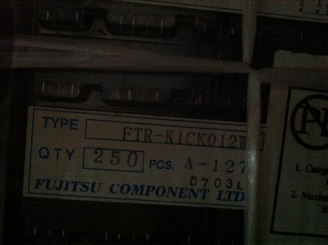 原装正品富士通功率继电器FTR-K1CK012W一组转换16A 250V8脚