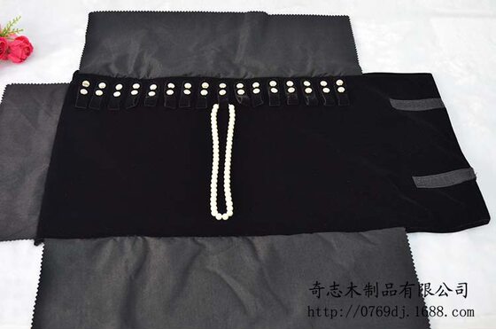 Multifunctional Jewelry Jewelry Bag Jewelry Storage Travel Roll Bag Flannel Bag Jewelry Bag Jewelry Display Props