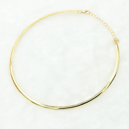 European and American-style trendy punk accessories: Huiying Xu's Hanhuo-inspired fashion metal statement necklace—wholesale from the manufacturer