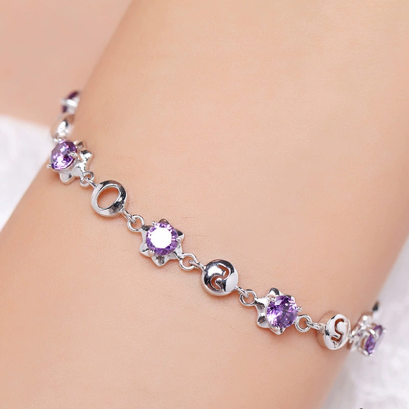 Серебряное покрытие браслета для женщин оптом Taobao 520 Я люблю твой браслет женская версия корейская смешанная партия