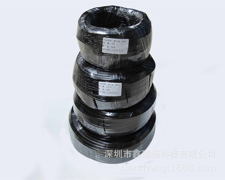 写真机UV墨管 黑色复合墨管 3mm*2mm UV墨管 厂价直销