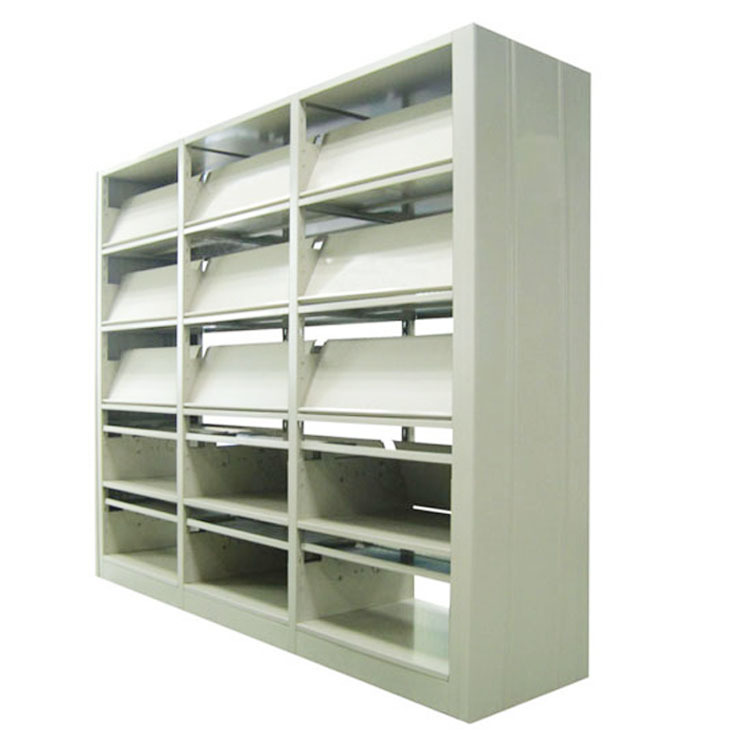 双面钢制五层活动期刊架