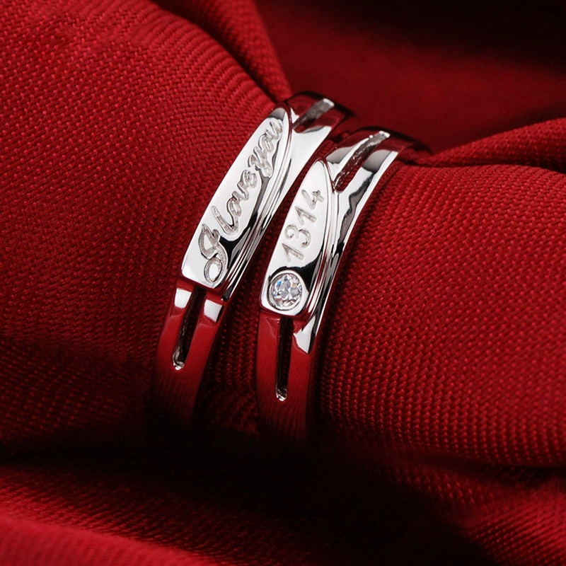 Корея Edition кольцо 1314 пара платит за кольцо алмаз открывающий хвост Taobao горячая распродажа кольца и кольцо
