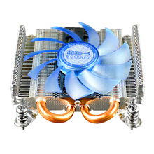超频三刀锋S85 HTPC超薄热管CPU散热器775/115Xcpu风扇 一件代发