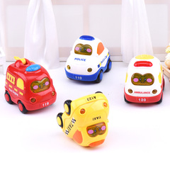 Children's toy car inertia car baby educational learning crawling music sound and light toy 0-3 years old can be better than the same model