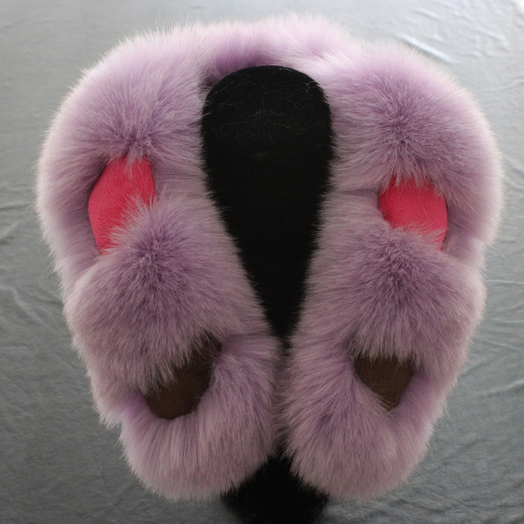 Hao Bai Xin Plush High imitation Fox feather collar Skin Hastily accessories goods in stock machining Customized