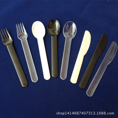 一次性勺子 粥勺 加厚冰淇淋勺 甜品勺塑料独立包装一次性餐勺|ru