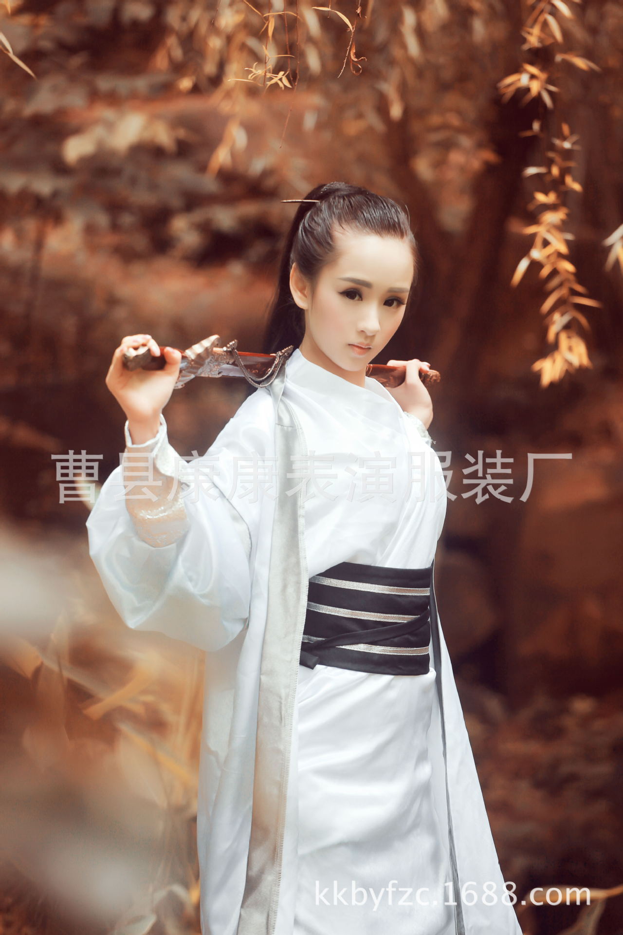 Cosplay古装仙剑侠客汉服舞台演出服男士书生剑客 中国风汉服成人-阿里巴巴