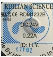 欣瑞联 RUILIAN 12032 24V 0.22A RDM1232B 轴流 变频器风扇 3线