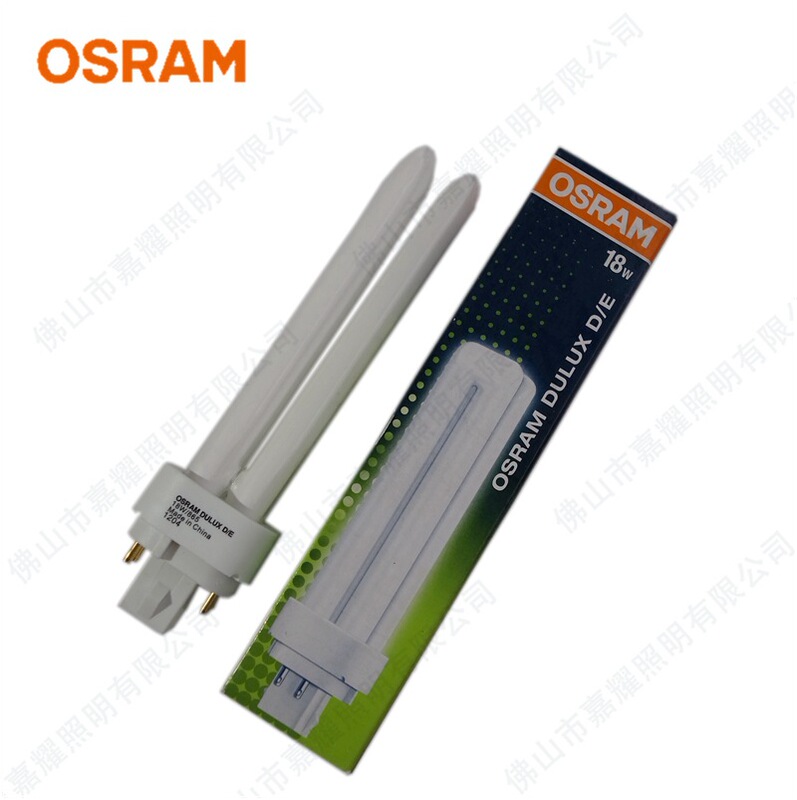 Osram Plug-In Tube Dulux D/E 10W/13W 4-Pin Compact Single-Ended Fluorescent Lamp G24Q-1 Osram Plug-In Tube Dulux D/E 10W/13W 4-Pin Compact Single-Ended Fluorescent Lamp G24Q-1