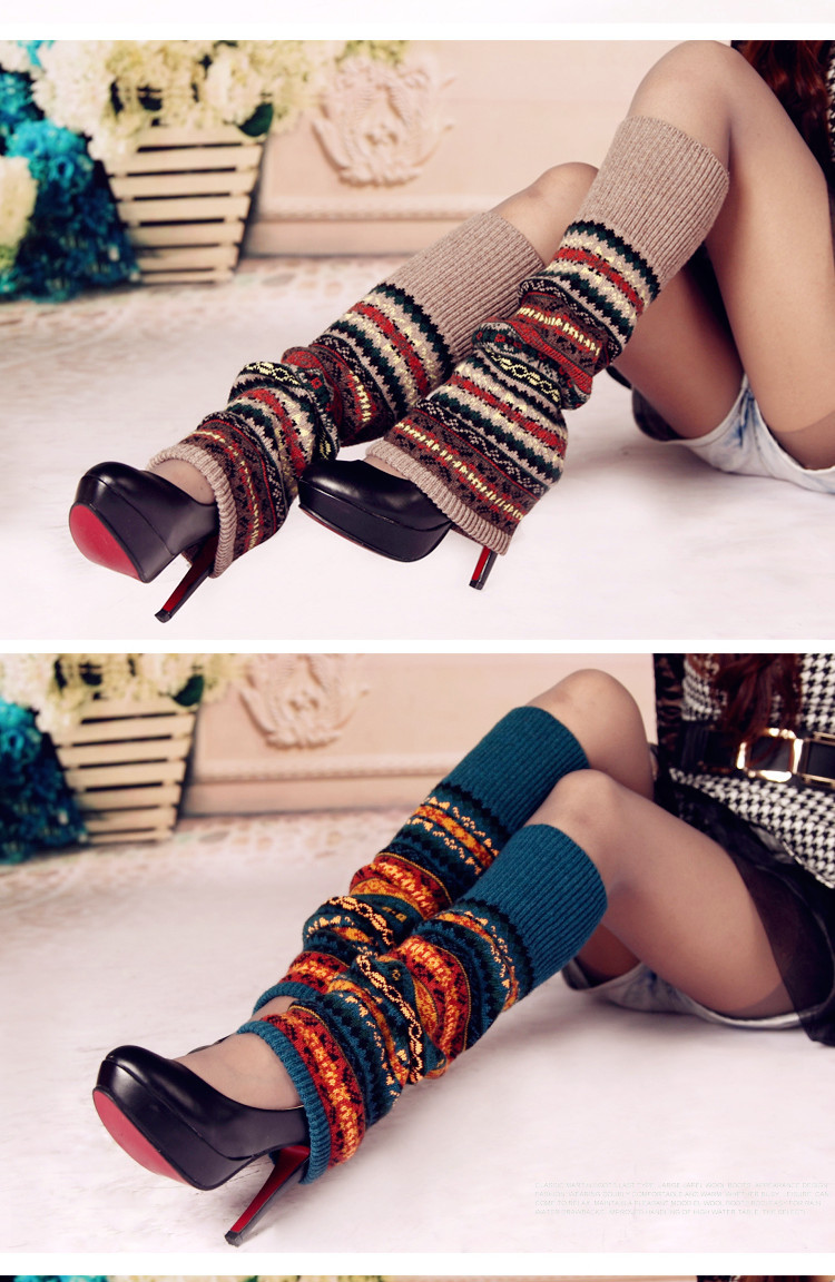 Women's Basic Stripe Wool Polyacrylonitrile Fiber Jacquard Ankle Socks display picture 3
