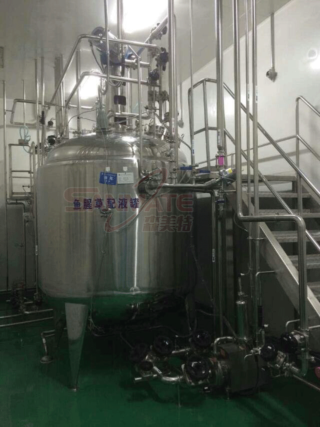 凝胶调配罐 口服液配置罐 加热均质保温罐 卫生级发酵罐 奶罐