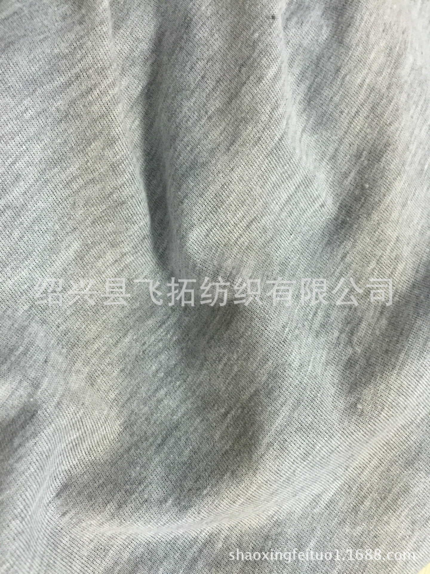 厂家直销针织全棉麻灰汗布 TC CVC 全涤麻灰T恤面料