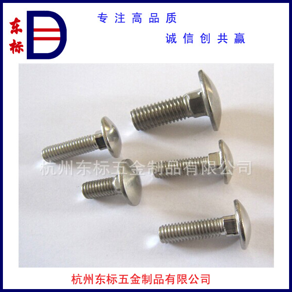 不锈钢马车螺栓（大头）M5-M20 DIN603详询客服 可非标定制