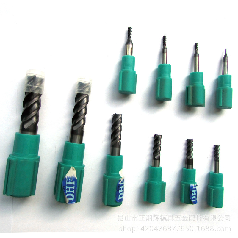 台湾 DHF德信发 60度钨钢铣刀 4刃平底铣刀 CNC专用铣刀 ETB1004