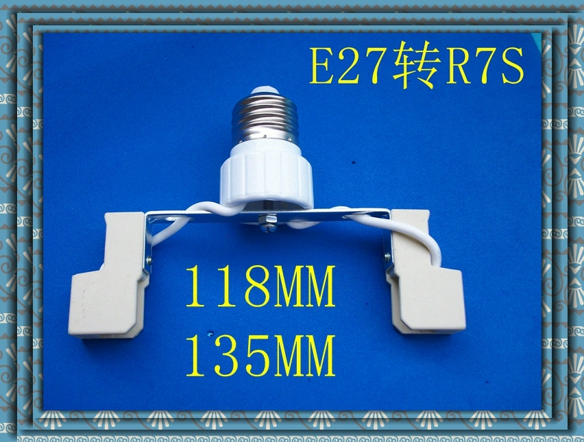 Высококачественный адаптер E27 для поворота R7S/Sun Lamp/адаптер для металлогалогенной лампы R7s керамический держатель лампы