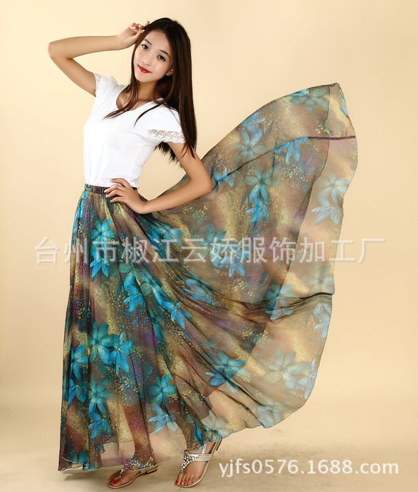 Jupe femme YUN JIAO ROSE en Mousseline - Ref 3329092 Image 49