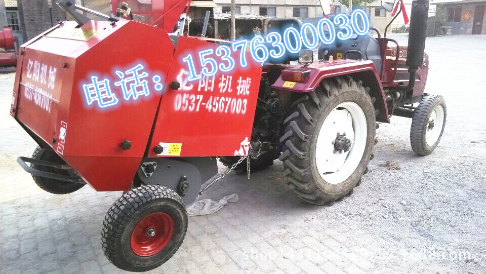 新型小麦秸秆捡拾打捆机 圆捆秸秆打捆机型号