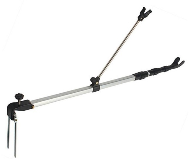 特价批发1.5米铝合金可伸缩钓鱼椅钓箱钓台支架渔竿炮台竿架杆架|ms