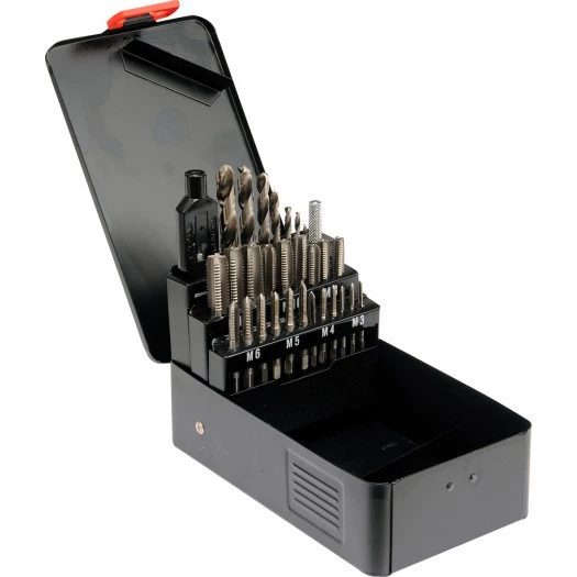 Elto YATO метрический костюм из 29 предметов с пластиной для ручного крана YT-2977