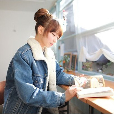 高温丝丸子头假发圈 萌系花苞头发包短假发 甜美女生丸子头发包