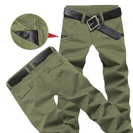 男休闲裤修身纯棉三色男式工装裤Cotton Casual Men Cargo Pants