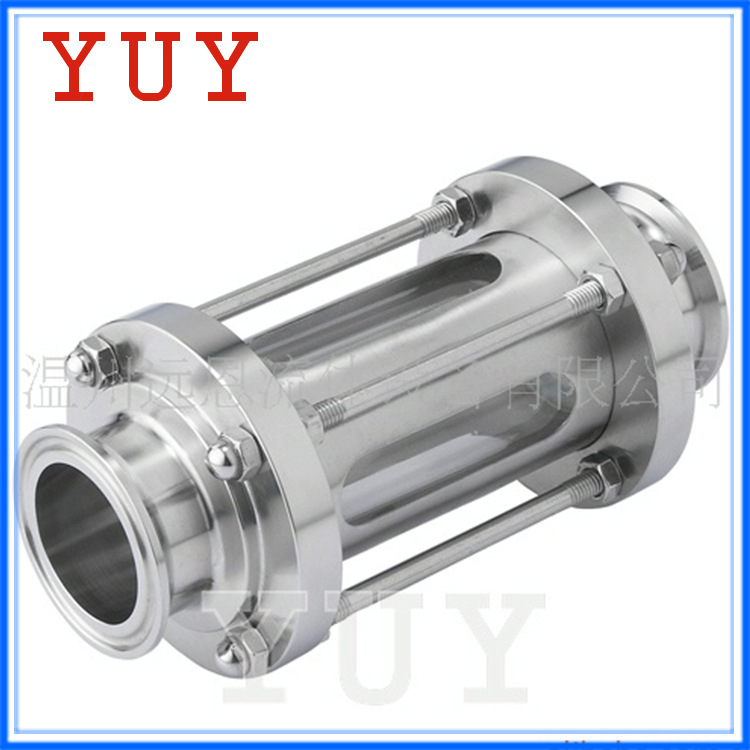 卫生级管道视镜 德标管道视镜 远恩手动双向玻璃管视镜厂家